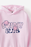 Sammy Oversized Hoodie, TEA PARTY PINK/WAVY FUNDAY - example image 2