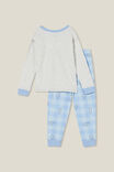 Ace Long Sleeve Pyjama Set, OATMEALE MARLE/DINO SKATE - alternate image 3