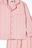 Laila Long Sleeve Pyjama Set, BLUSH PINK/PJ STRIPE - alternate image 2