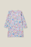 Maddi Long Sleeve Flutter Nightie, VANILLA/DITSY CLAIRE FLORAL - alternate image 3