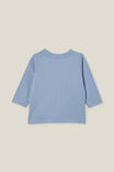 Camiseta - Jamie Long Sleeve Tee, DUSTY BLUE/FIRST WORD MAMA - vista alternativa 3