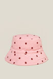 Kids Cord Bucket Hat, BLUSH PINK/EMBROIDERY - alternate image 1