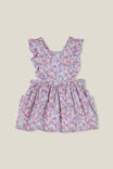 Paige Ruffle Pinafore Dress, VANILLA/CLAY PIGEON CLAIRE FLORAL - alternate image 1