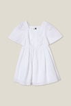Symone Short Sleeve Dress, WHITE BRODERIE - alternate image 1
