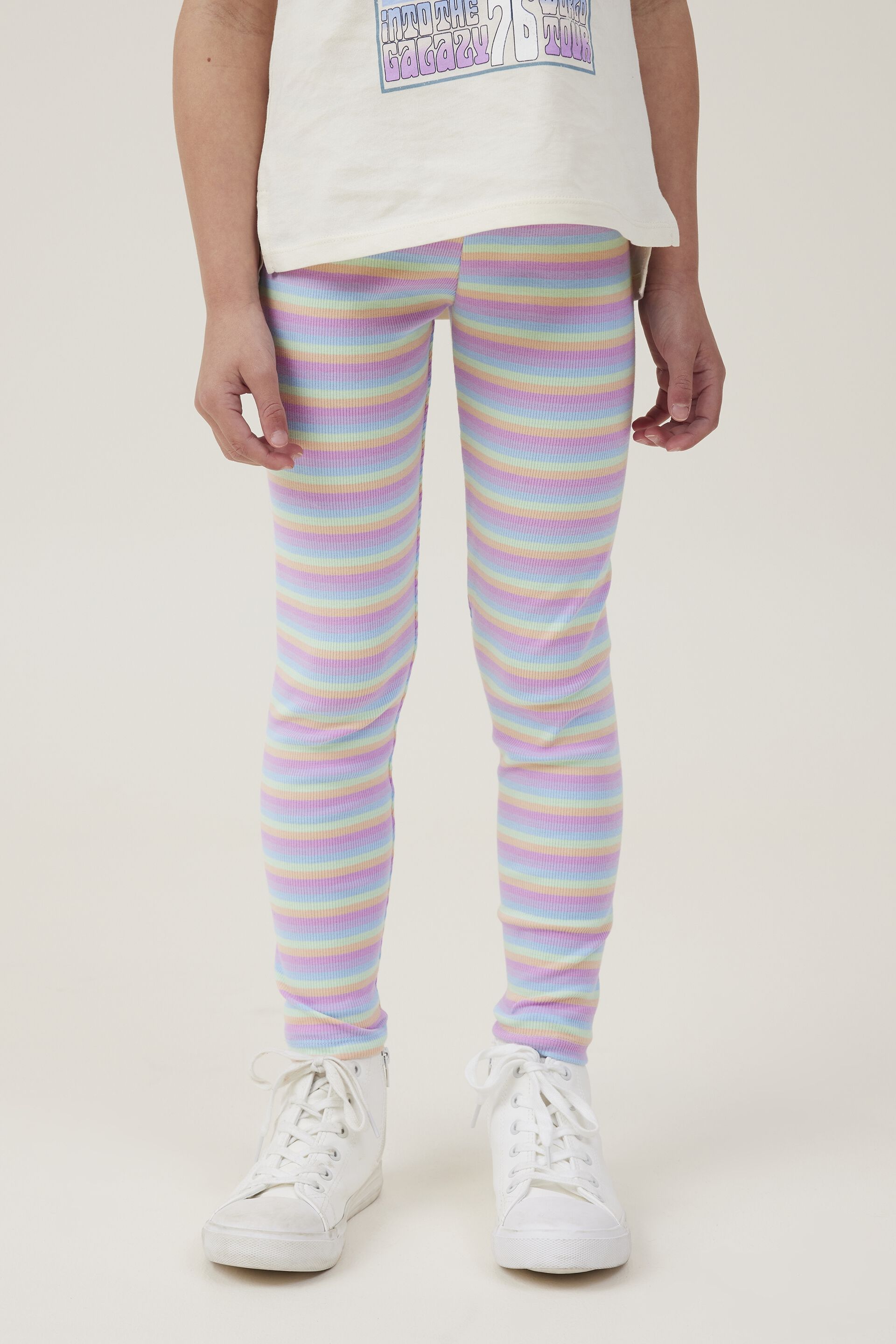 Fashion Girls Rainbow Pant Toddler Kid Girls Full Length Kids Girl Striped  Pants Long Trousers Children 2 3 4 5 6 7 Years   AliExpress Mobile