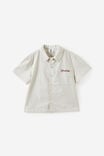 Jasper Boxy Skate Shirt, GREY/WHITE STRIPE GOOD DAYS - example image 2