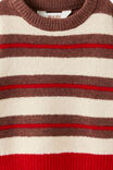 Baby Knit Jumper, RAINY DAY STRIPE - example image 2