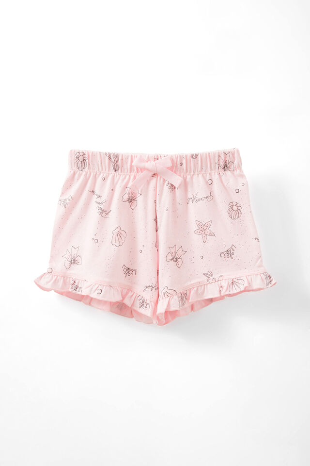 Stacey Flutter Short Sleeve Pyjama Set Licensed, LCN DIS BALLERINA/BALLET ARIEL