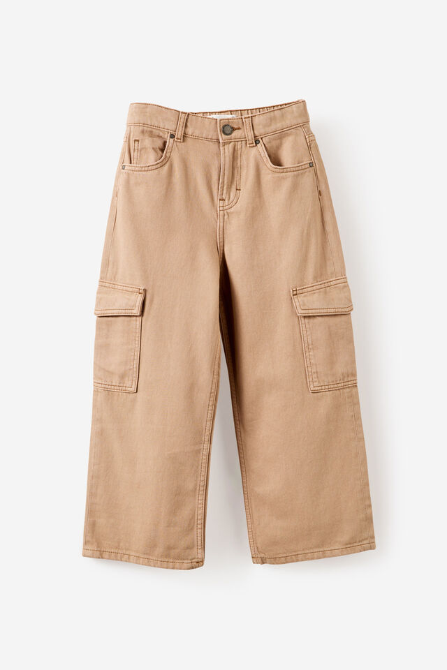 Super Baggy Jean, WASHED STONE/CARGO
