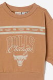 Alma Drop Shoulder Sweater Lcn, LCN NBA TAUPY BROWN/CHICAGO BULLS - alternate image 2
