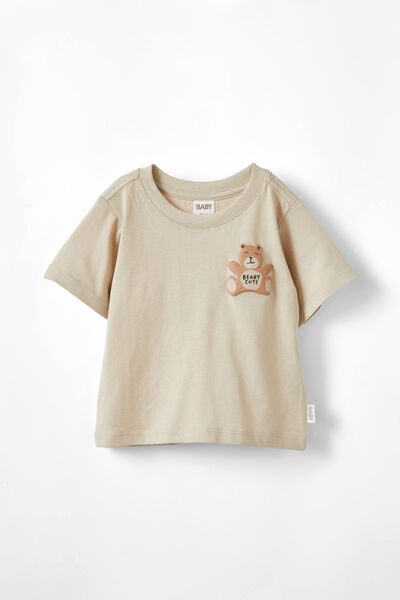 Jamie Short Sleeve Graphic Print Tee, RAINY DAY/BEARY CUTE