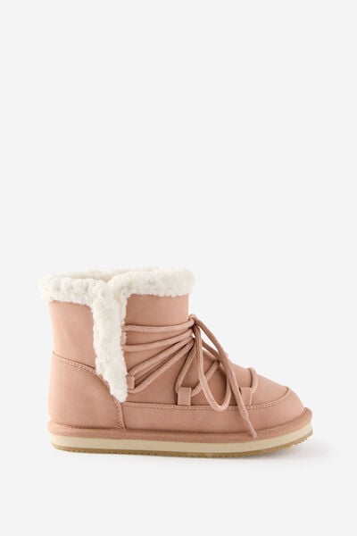 Kids Teddy Lined Winter Boot, ZEPHYR/LACES