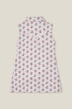 Ellen Denim Dress, VANILLA/MAEVE FLOWER STAMP - alternate image 3