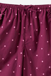 Gigi Bubble Hem Pant, BERRY JAM/STRAWBERRY MILK SPOT - example image 2