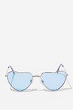 Óculos de Sol - Kids Hayley Heart Metal Sunglasses, DUSK BLUE/SILVER - vista alternativa 1