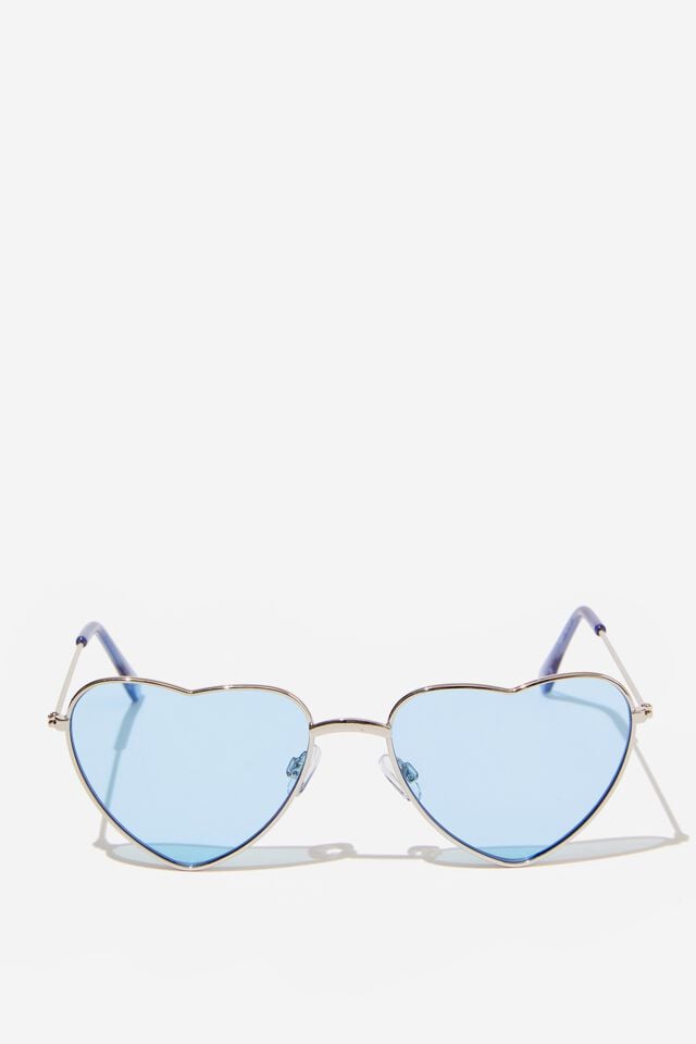 Óculos de Sol - Kids Hayley Heart Metal Sunglasses, DUSK BLUE/SILVER