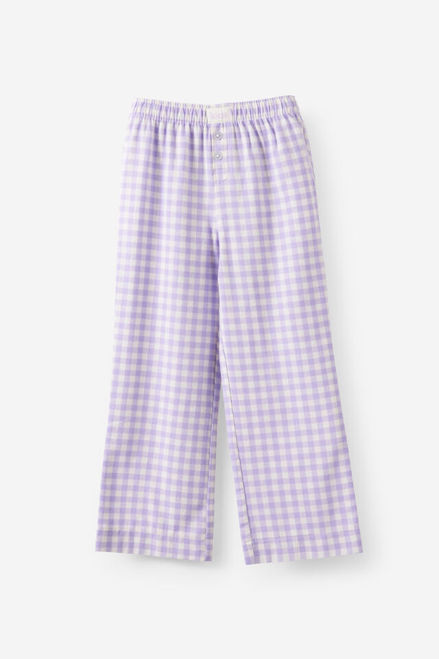 Sleepover Pyjama Pant, VINTAGE LILAC/GINGHAM