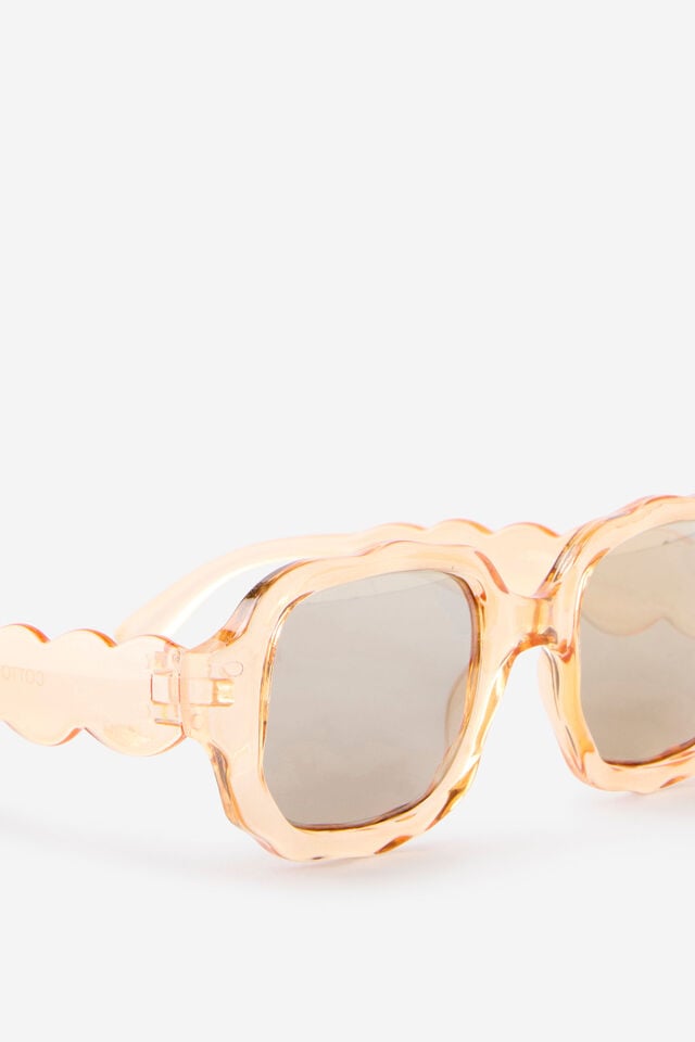 Kids Oversized Square Sunglasses, GOLDY