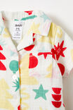 Baby Woven Pj Set, VANILLA/GEO CHRISTMAS - alternate image 2