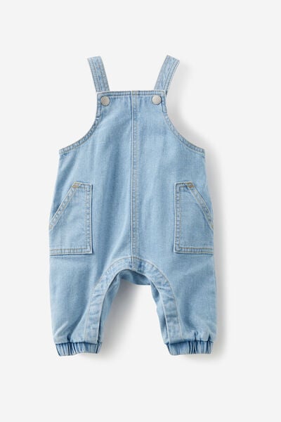 Kairo Denim Overall, BYRON MID BLUE