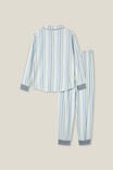 Wilson Long Sleeve Pyjama Set, FROSTY BLUE/MULTI STRIPE - alternate image 3
