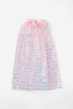 Kids Dress Up Cape, BLUSH PINK/SEQUINS - alternate image 1