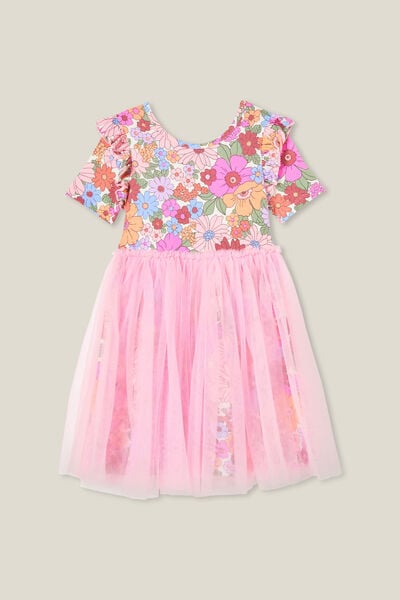 Sophia Dress Up Dress, QUINN FLORAL/VANILLA