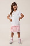 Ashleigh Tennis Skirt, BLUSH PINK/WHITE STRIPE - alternate image 4