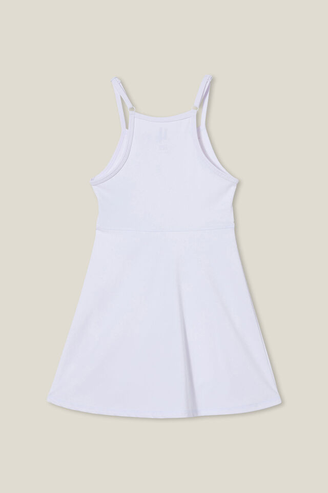 Edith Tennis Dress, WHITE