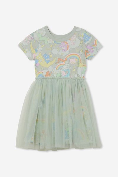 License Vivienne Dress Up Dress, LCN CLC CARE BEARS IN THE CLOUDS/STONE GREEN