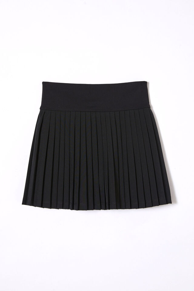 Ashleigh Tennis Skirt, BLACK