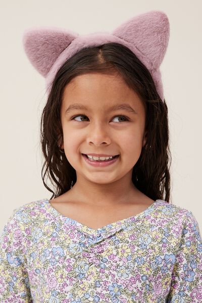Kids Novelty Headband, ZEPHYR FURRY CAT EARS