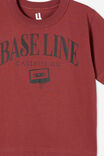 Camiseta - Jonny Short Sleeve Print Tee, VINTAGE BERRY/BASELINE CASSETTE CO. - vista alternativa 2