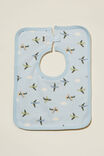 The Square Bib, FROSTY BLUE/FLY WITH ME - alternate image 1