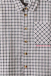 Ryder Skate Shirt, RABBIT GREY/PHANTOM CHECK - example image 3