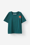 Mr Beast Drop Shoulder Short Sleeve Tee, LCN MRB STORM GREEN/ SUBSCRIBERS - example image 2