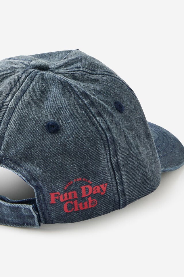 Kids Fun Day Club Cap, SQUID INK/FUN DAY CLUB