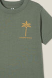 Jonny Short Sleeve Graphic Print Tee, SWAG GREEN/CHASING WAVES - alternate image 2