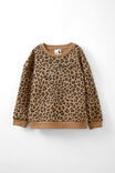 Nyla Crew, TAUPY BROWN/LEOPARD - alternate image 1