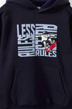 Sammy Oversize Hoodie, SQUID INK/LESS RULES - example image 3