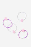 Kids Multi Pack Hair Ties, VINTAGE LILAC/GUMMI BEARS - example image 2