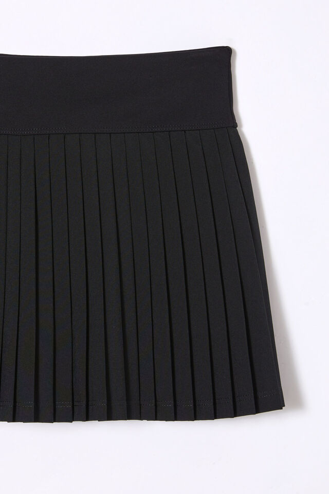 Ashleigh Tennis Skirt, BLACK