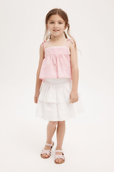 Kennedy Sleeveless Top, STRAWBERRY POP/BLUSH PINK STRIPE