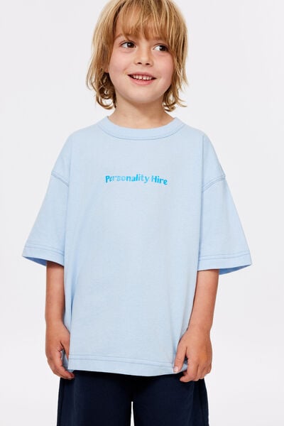 Essentials Ss Tee, CLOUD BLUE/PERSONALITY HIRE