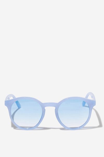 Kids Recycled Sunglasses, CHARLIE ROUND DUSK BLUE