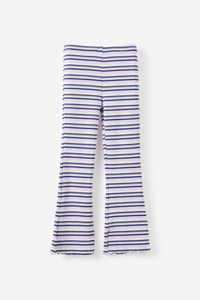 Essential Francine Flare Legging, VINTAGE LILAC/DENIM NAVY/VANILLA STRIPE