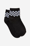 BLACK/CHECKERBOARD