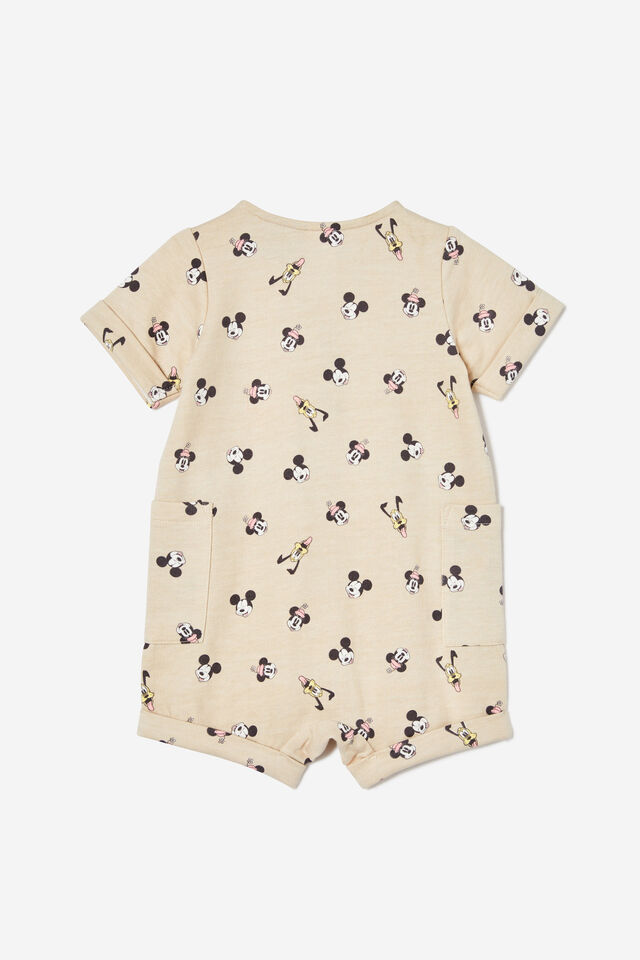 Mickey Mouse Henry Short Sleeve Parachute Playsuit , LCN DIS RAINY DAY/MICKEY BEST FRIENDS FOREVER