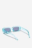 Kids Rachel Rectangle Sunglasses, BARBER BLUE/SMOKEY - alternate image 3