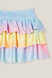 Summer Swim Tropical Skirt, RAINBOW SUGAR GRADIENT - alternate image 2